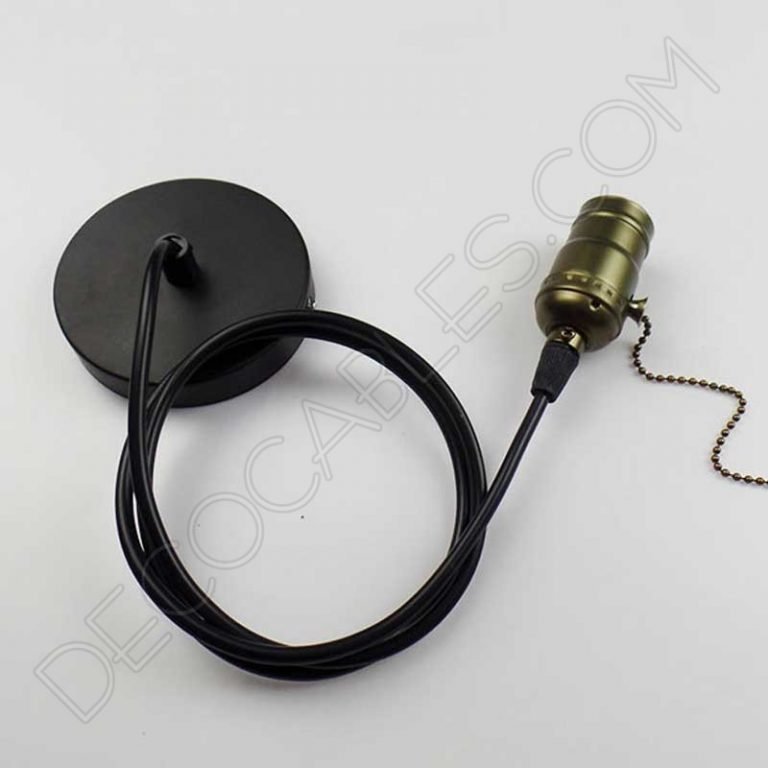 L Mpara Colgante Retro Con Interruptor De Cadena Decocables