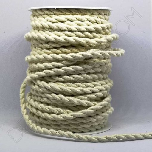 cable eléctrico trenzado color algodón