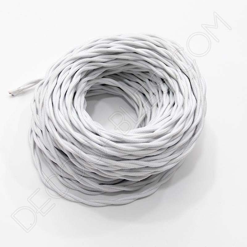 Cable trenzado (Blanco) - Decocables