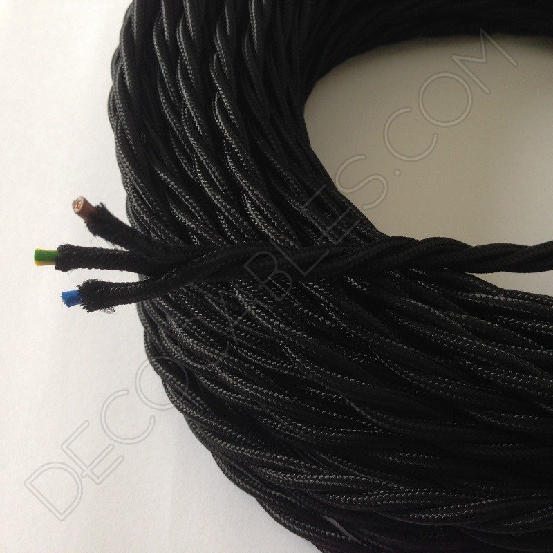 Negro 2,70mmX1243m KURIL 78145 Cable Nylon Trenzado 