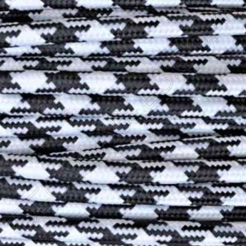 Cable textil eléctrico (Vintage negro y cobre) - Decocables