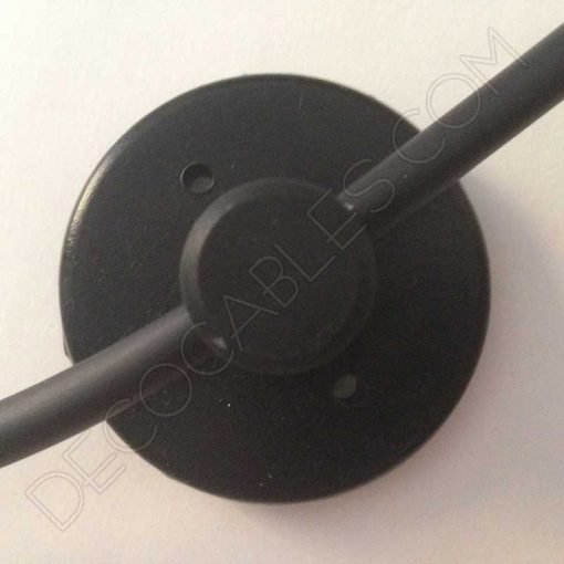 Lámpara araña de 10 brazos (negra) - Decocables