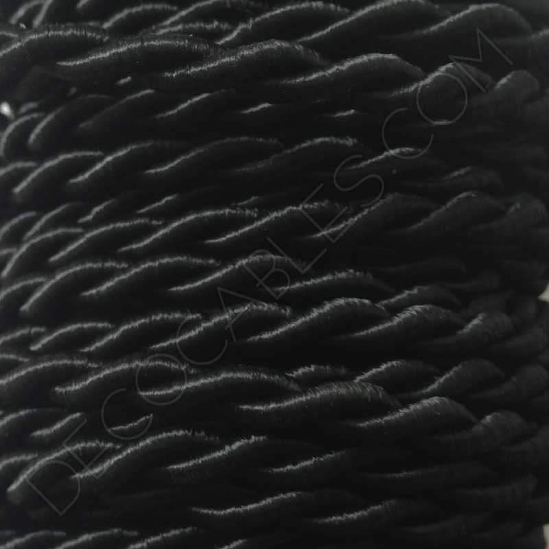 Cable trenzado (Negro) - Decocables