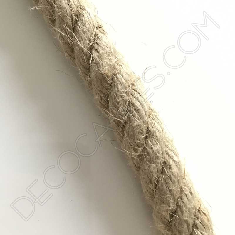 Lámpara colgante de cuerda de soga 20mm (latón) - Decocables