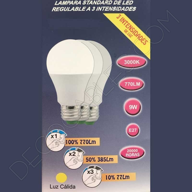 Standard LED Regulable  Bombillas especiales LED