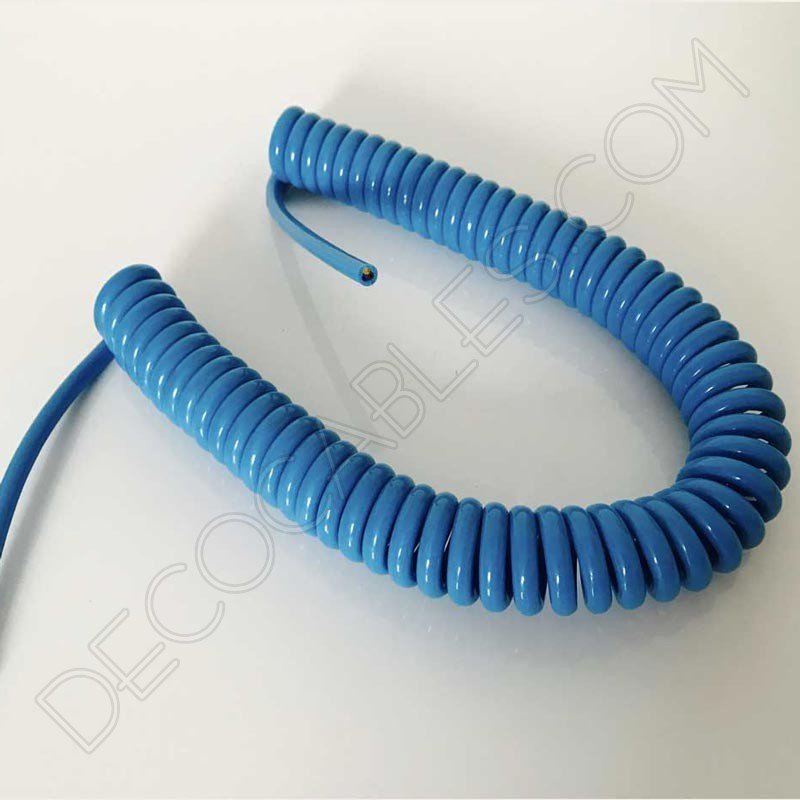Cable espiral negro  Cables eléctricos especiales