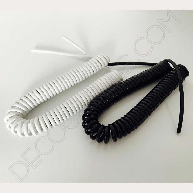 Cable trenzado 3 hilos Negro (sección 3x0,75mm²) - Decocables