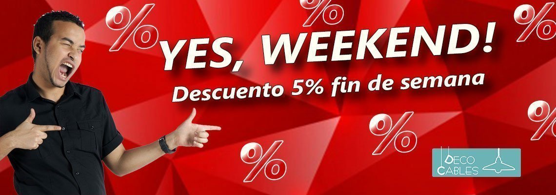 yes weekend oferta especial 55 descuento fin de semana Decocables