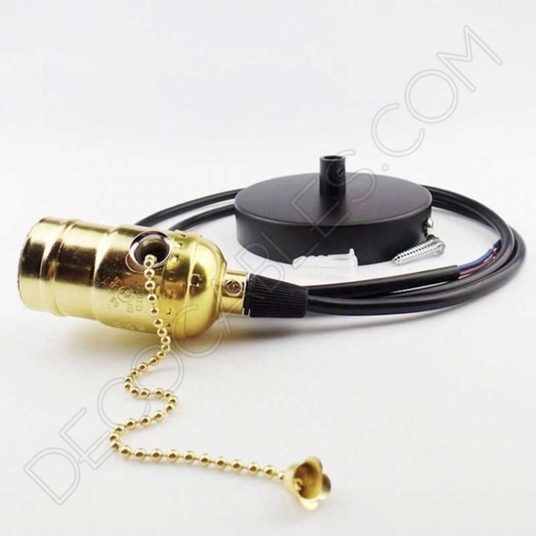 Lámpara Colgante Retro con interruptor de cadena - Decocables