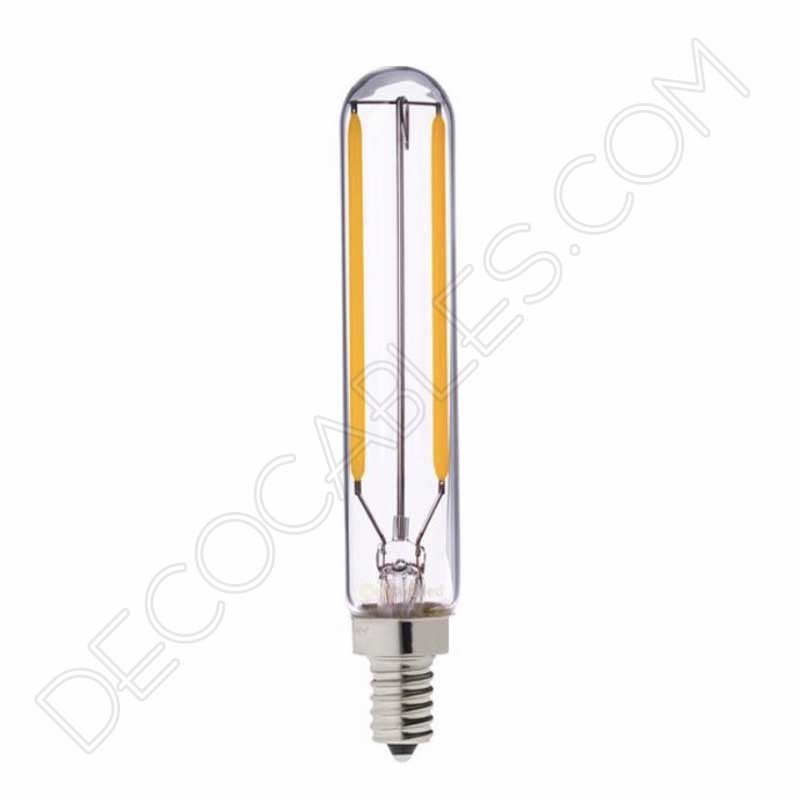 Bombilla tubular filamento LED casquillo E14 3W - Decocables