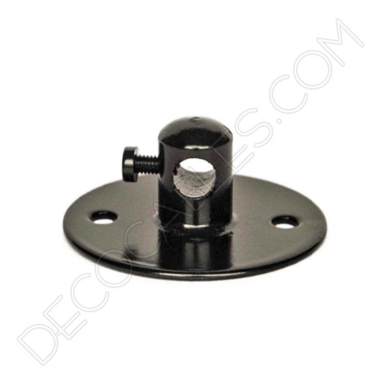 Sujeción metálica de techo para cable especial lámparas araña (blanco o