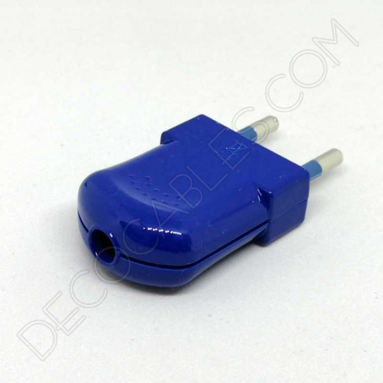 Clavija decorativa Vintage para lámparas (varios colores) - Decocables